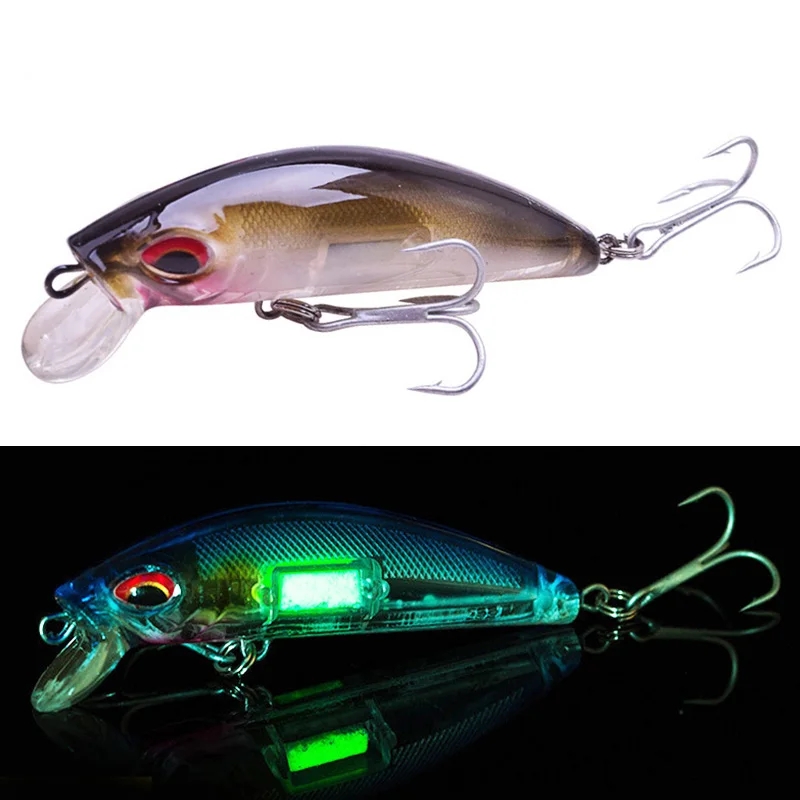 Fishing Lure Crankbait - Señuelos de Pesca luminosos con ojos