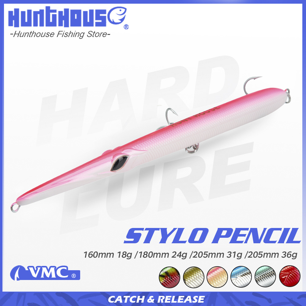 Fishing Lure Spoon - Hunthouse Stylo 160/180/205mm 18/24/31/36g Señuelo de