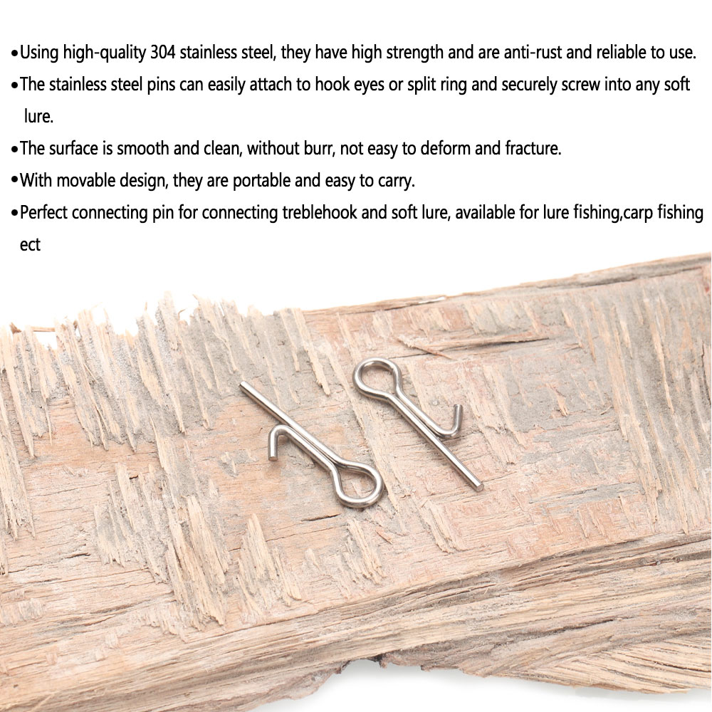 50/100 unidades de púas de pes - Fishing Lure Accessories reseña y precio