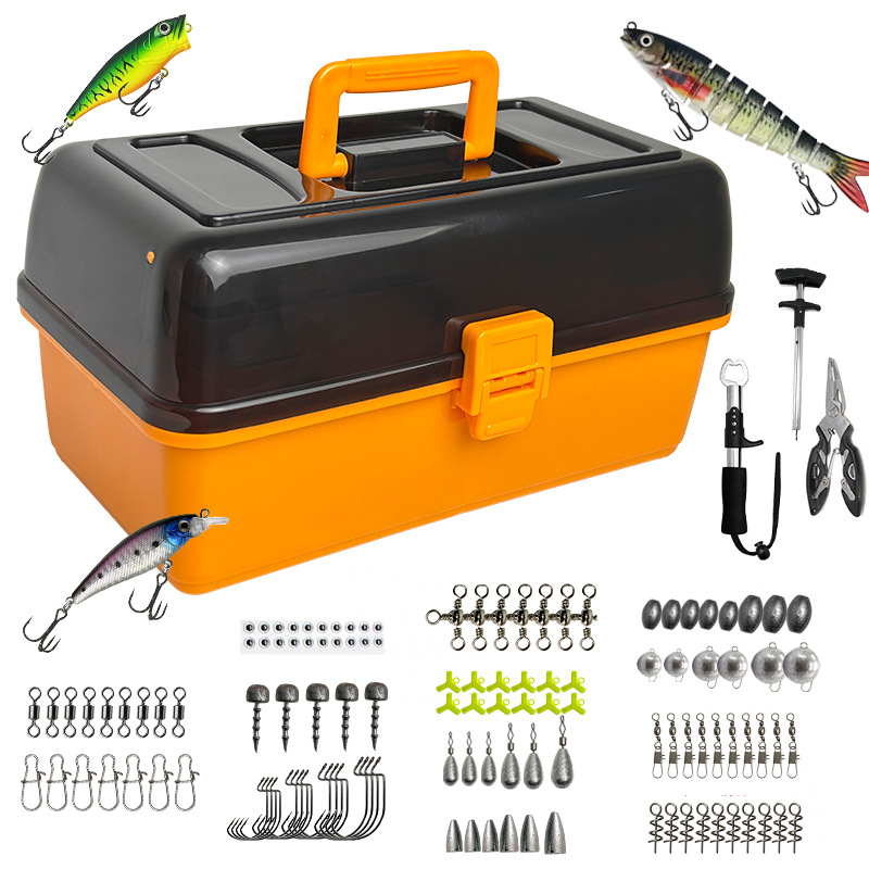 Caja de aparejos naranja con j - Fishing Lure Accessories reseña y precio
