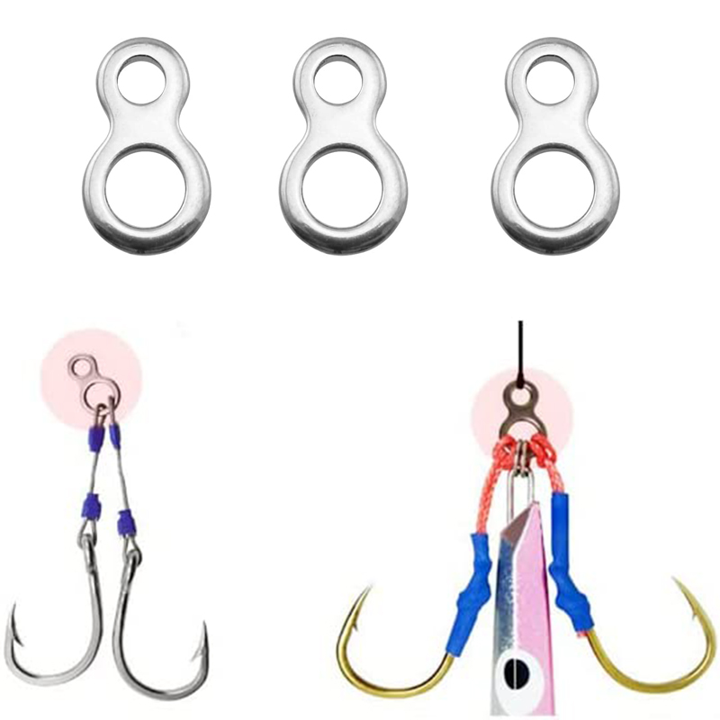 Anillo sólido de pesca de acer - Fishing Lure Accessories reseña y precio
