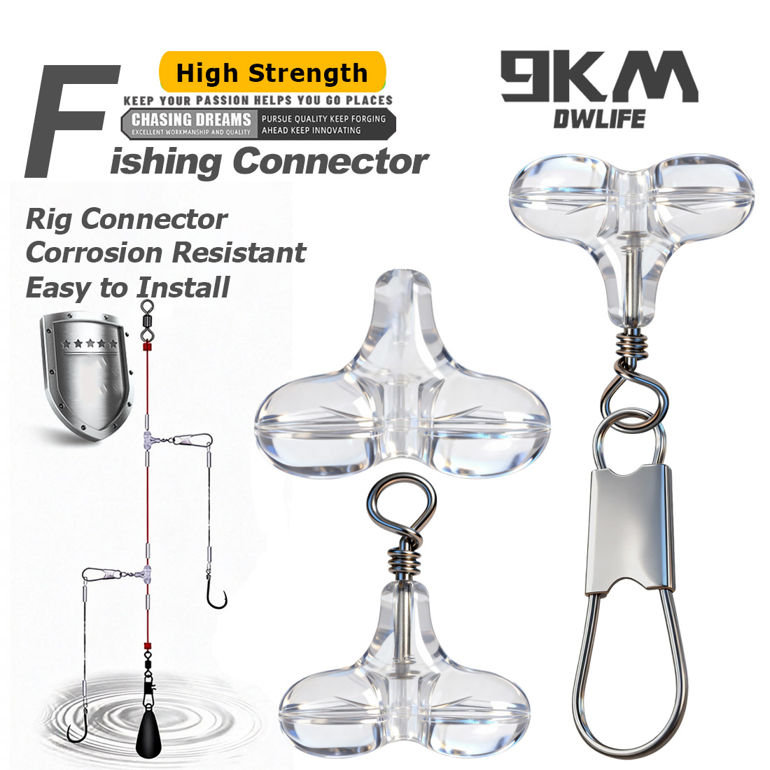 Cuentas de Pesca en Forma de T - Fishing Lure Accessories reseña y precio