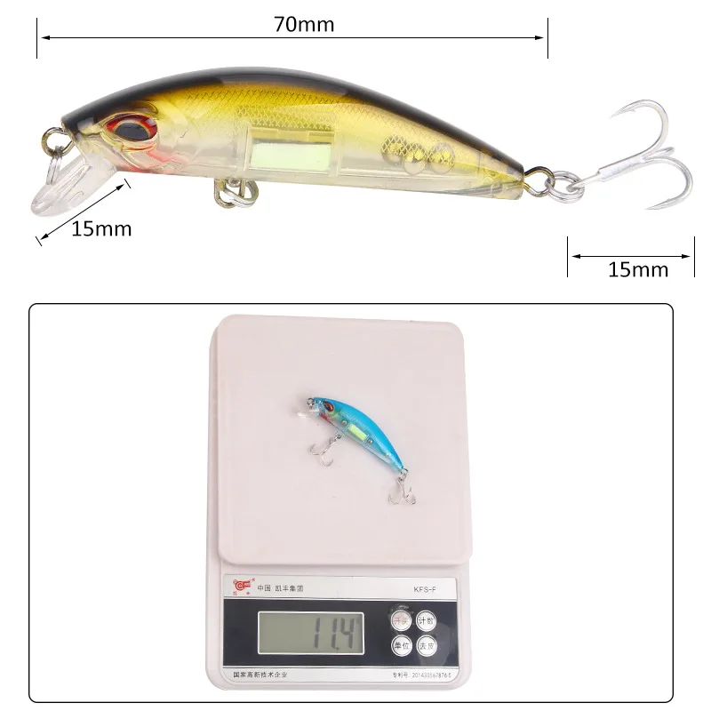 Señuelos de Pesca luminosos co - Fishing Lure Crankbait reseña y precio