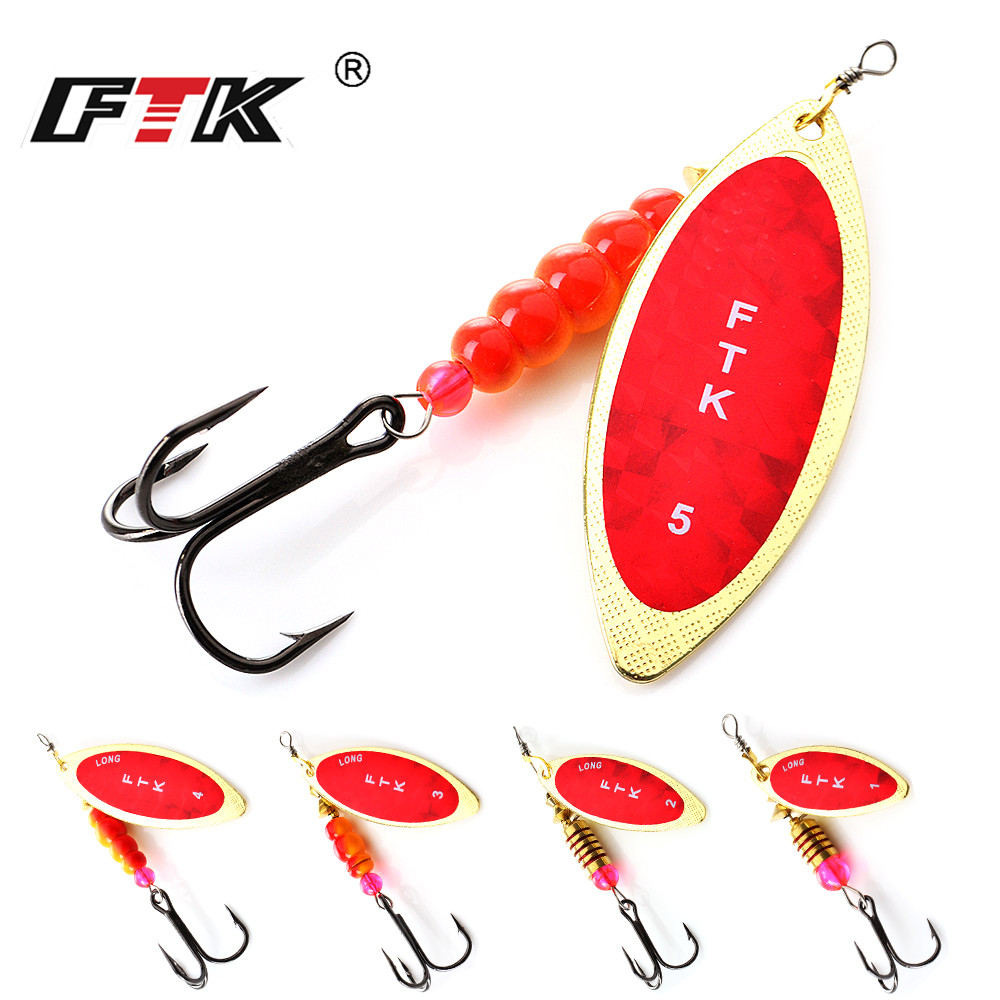 FTK-cebo giratorio de 4G/7G/12 - Fishing Lure Spoon reseña y precio