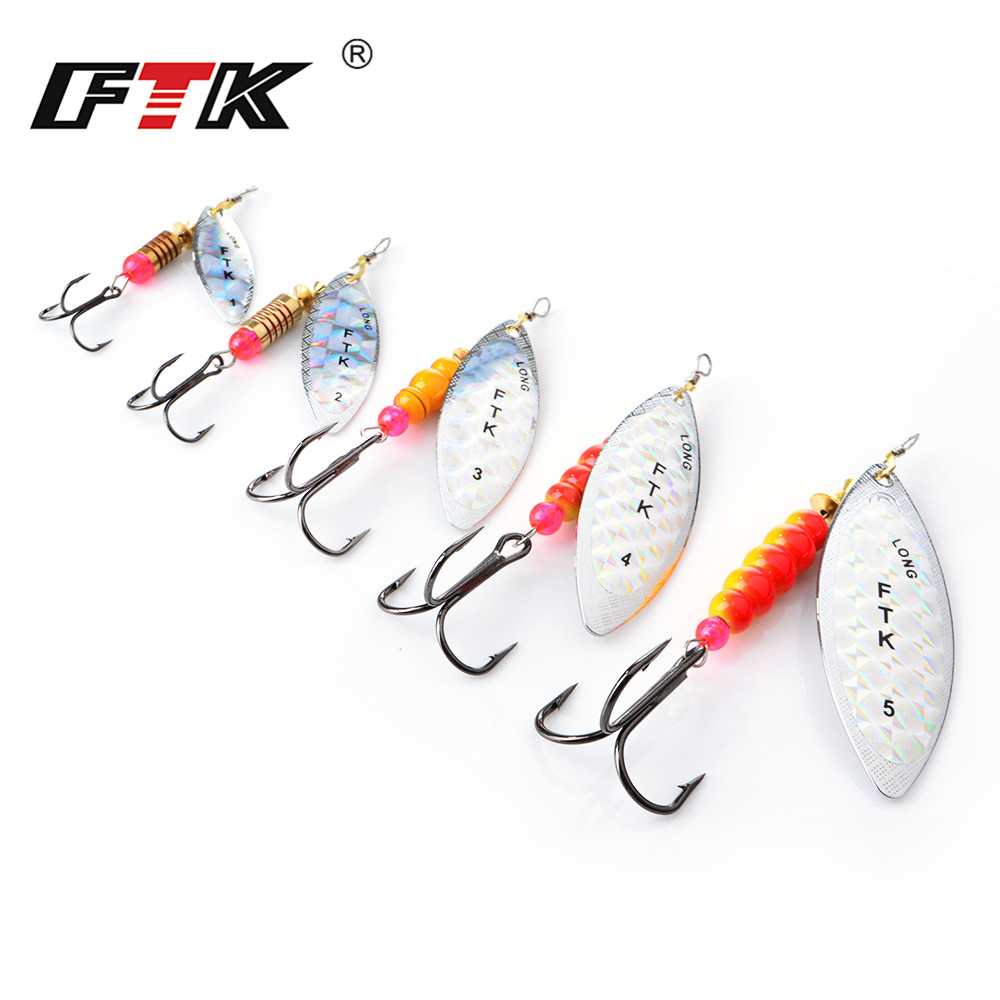 FTK-cebo giratorio de 4G/7G/12 - Fishing Lure Spoon reseña y precio