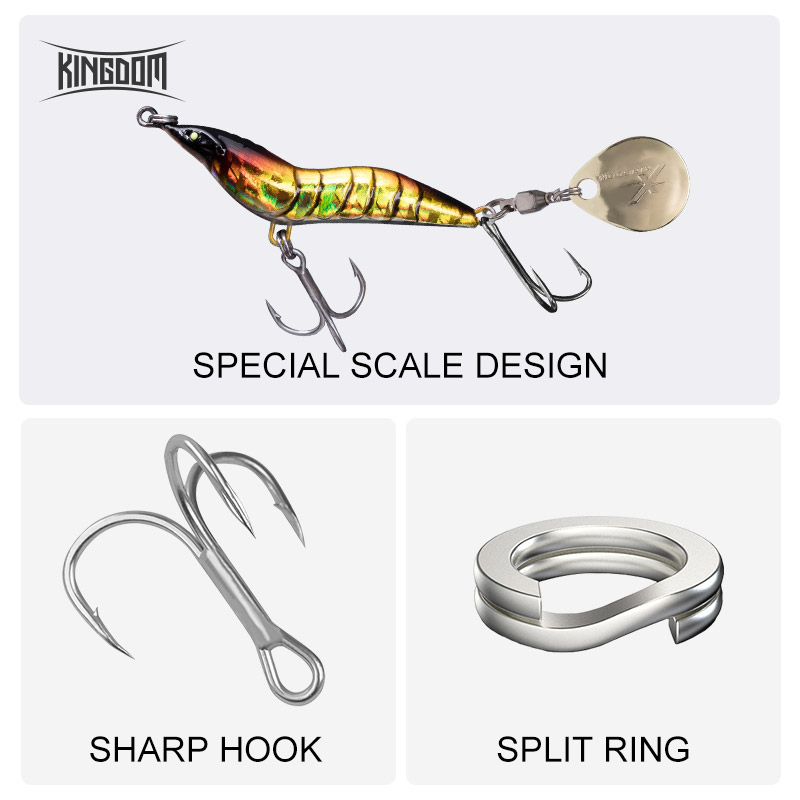 Señuelo de Pesca de Camarón KI - Fishing Lure Blade Bait reseña y precio